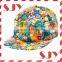 Custom design 6 panel wholesale floral snapback hat