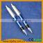 KKPEN shiny Blue and sand chrome plated Classic Roller pen