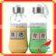 Glass water bottle with silicone sleeve for fruit infuser water bottle with custom glass water bottle