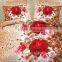 Rose Pattern 3d Printed Bedding 4 Piece Bed Cover Set Reactive Printed 4pc Bedsheet Set in a Bag Beddings