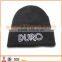 100% acrylic beanie hat for winter fashion custom logo hat