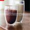 250ml/350ml/450ml/650ml Double Wall Coffee Mug Tea Cups Thermal Espresso glasses, Mouth blowing Pyrex borosilicate glass cup.
