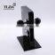 Black Polished Chrome Finish Diamond Cut Glass Door Handles Locks