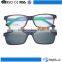 Mens style variety colors double lenses optics sunglasses