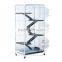 Pawhut 52" 6 Level White Indoor Small Animal Cage Hutch