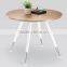 2016 New Office Furniture Collection Steel Wooden Round Table for Meeting Negotiation
