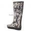 Fashion over knee rubber boots sexy ladies rubber rain boots for women