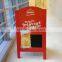 wooden folding standing sandwich sign