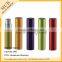 unique aluminum perfume bottle hot sale vial refillable mini spray high end