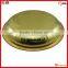 recycled high quality custom round metal tin tray