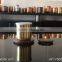 Copper cup matte brass candle jar with lid