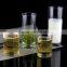 Straight round drinking glass cup