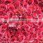 Artificial wedding rose wall