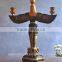 Resin egyptian statues home goods antique 3 tier candle holder