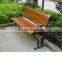 Wood Outdoor Furniture Garden Bench , Long Wood Bench