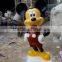 Micky Mouse and Donald Duck Fiberglass Statue