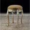 Antique European Style Gold Leaf Stool