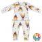 Adult Custom Printed One Piece Jumpsuit Knitted Printing Design Newborn Baby Jumpsuit