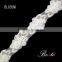 Wholesale fashion flatback bridal veil flower lace trim