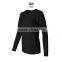 Pure color T-shirt round neck long sleeve female cotton