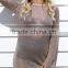 fashion shiny gold mesh dress long sleeve women sexy party night dress