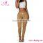 Sample free leisure pockets drawstring fabric sexy tight woman trousers