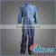 Dark blue Aramid coverall with reflective strips for fire fighter