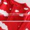 western infant toddler baby cotton knitted jumper romper with hat