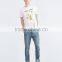 Fashion design golden printed custom t shirt men