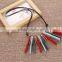 Zm34532a Wholesale Wooden Necklace Simple Classic Jewelry Statement Necklace