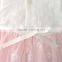 100% cotton short sleeve summer lace flower baby dress