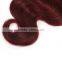 8A Grade Body Wave 4X4 1B/ 99J Ombre Lace Closure 100% Ombre Peruvian Human Hair Extension