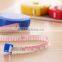 Various Promotional fashion design blue tape measure keychain