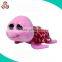 best made fancy stuffed turtle keychain mini plush turtle toy keychain