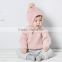 B22241A Baby pullover sweater sweet infant round collar long sleeve Knit sweaters