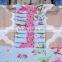 Quatrefoil flutter sleeve fashion girls summer dress kids clothes girls dresses