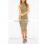 Polo Neck Midi Dress Bulk Women Clothing for Sale