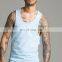 best selling printed polyester men gym tank tops
