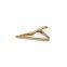 Chinese wholesale tie clip supplier brass tie clip 5.0mm*40mm length short tie pins
