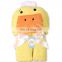 LOW MOQ Cheap Extra Soft 100 Cotton Animal Design Baby Hooded Towel