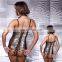 Beautys love sexy hot nightwear for woman black lace bownot Breathable Transparent nightwear With underwear Sexy Babydoll