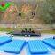 Children cheerleading jumping bag bungee jumping trampoline mat