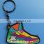 air jordan sneaker 3d keychains, running shoe key ring, mini running shoe keychain