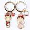 OEM Metal Key Chain Girl Figure Keyring