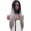 Brazilian Virgin Human Hair Silver Grey virgin hair unprocessed full lace wig