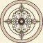 NEW Popular Floor Design Marble Waterjet Medallion