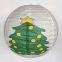 Christmas paper lantern Santa Claus pattern