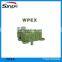 WPEX1400 rpm motor speed reduce gearbox 155-250
