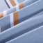 100% Cotton white bed sheet for hotel and dormitory stripe and simple
