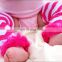Baby Chevron Lace Ruffle Leg Warmers Toddler Chiffon ruffle Knee pads Zigzag leggings 5pairs /design
